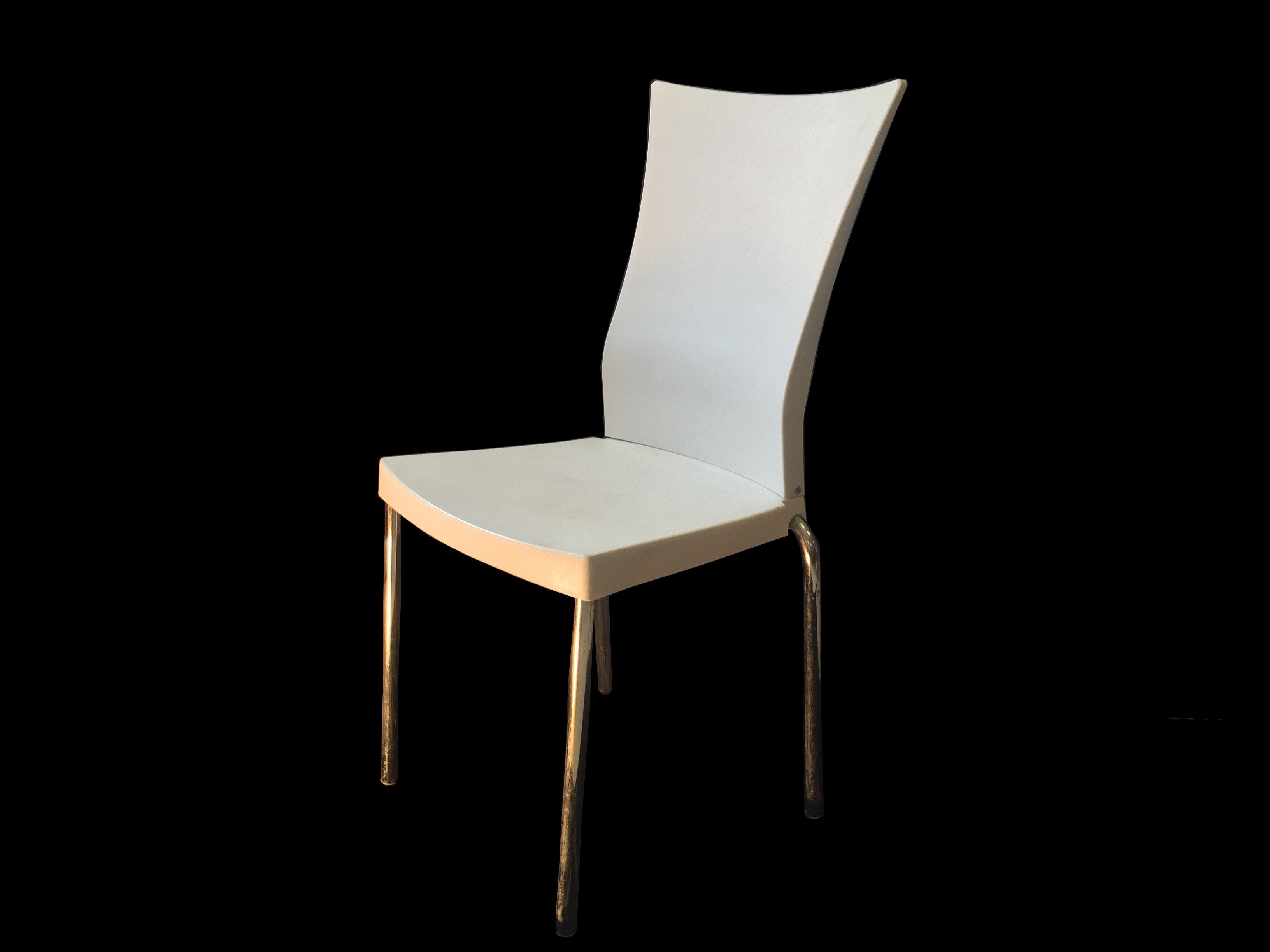 (Plastic chair Nickel legs(2 types -דוד כליף אירועים בע"מ